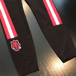 Arkansas Razorbacks athletic leggings!